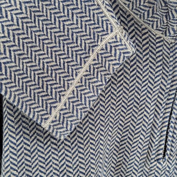 Cremieux Mens Brown Herringbone 1/4 Zip Reversible Pullover Sweater Size 2XL - Picture 7 of 10